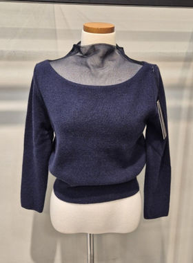 Michaa 奥特莱斯明星款网纱针织衫 不议价包快递