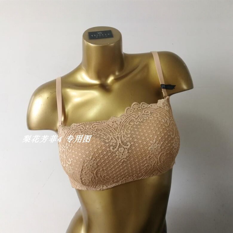 伊丝艾拉ABC中厚杯聚拢性感防走光抹胸式文胸454 专柜正品