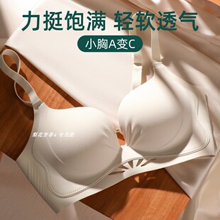 伊丝艾拉1172 专柜邹平 AB厚杯无钢圈性感聚拢简约光面小胸文胸