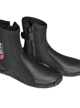 ZCCO潜水鞋5MM高帮户外潜水靴沙滩冲浪溯溪鞋防滑钓鱼鞋 浮潜装备