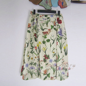 粉红玛丽秋冬印花中长款 pink mary粉红玛琍 半身裙PMAIW3020标齐