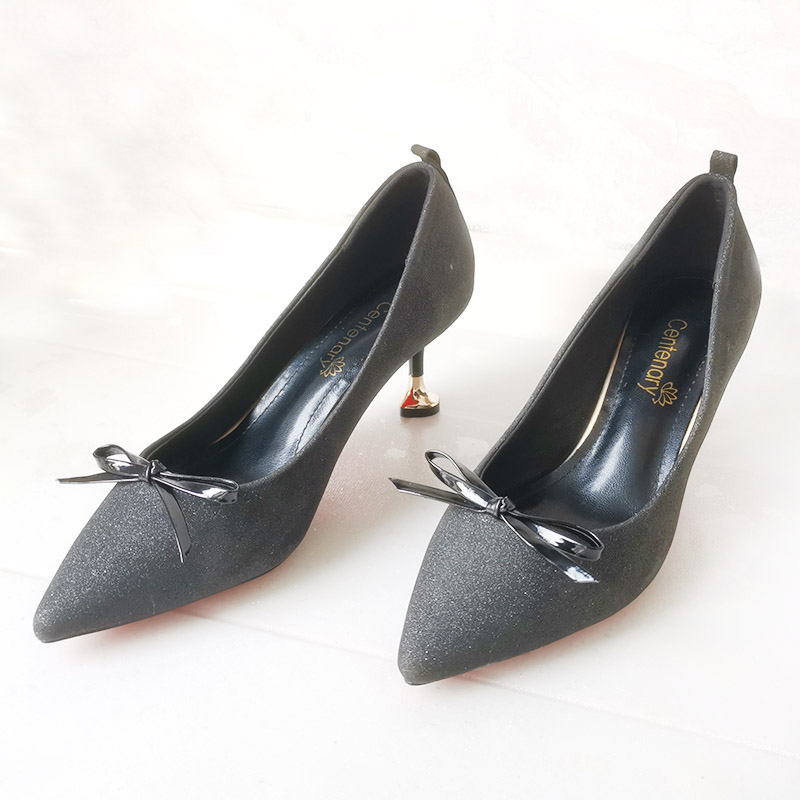 高跟鞋饰品鞋头蝴蝶结鞋花