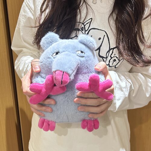 小妹妹还没睡啊老鼠玩偶录音公仔抽象搞怪生日礼物女生三八妇女节