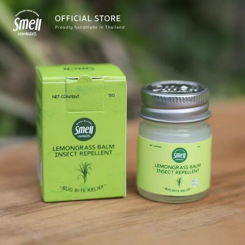 泰国smell止痒膏香茅柠檬草蚊虫叮咬后涂抹药膏薄荷膏清凉膏正品
