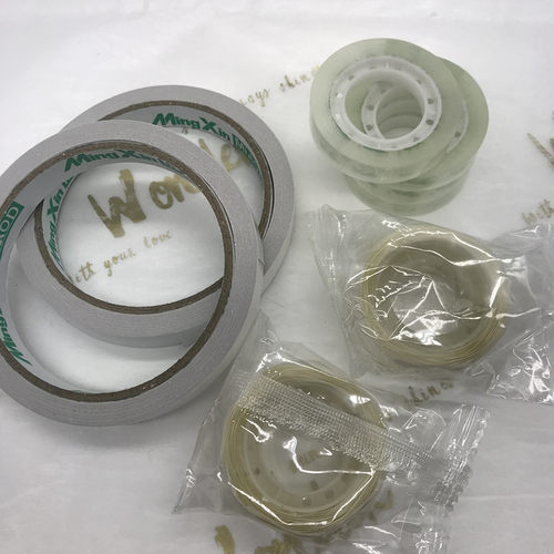 透明胶带 胶点贴 白色强力双面胶带节日装饰布置网红蛋糕制作工具 - 封面