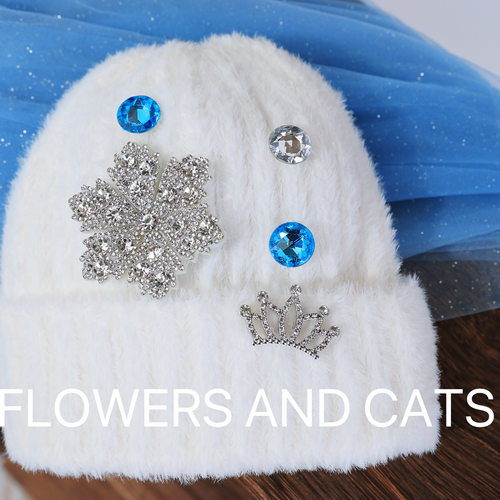 FlowersandCats雪花毛线帽