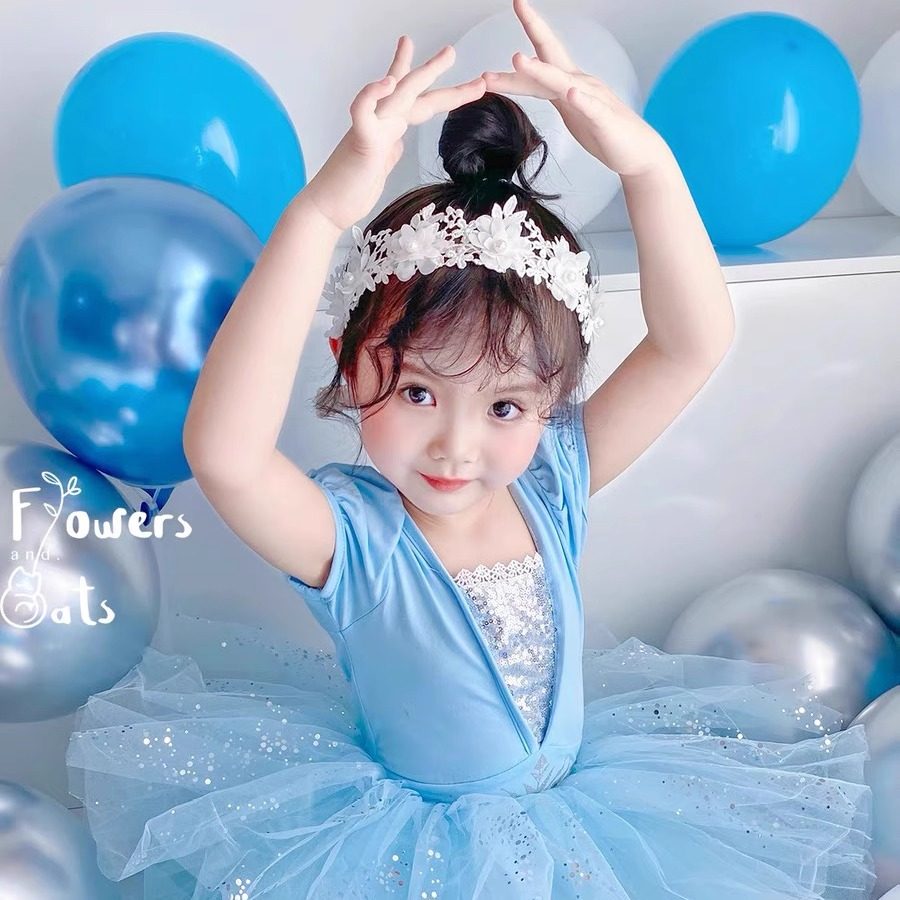 舞蹈服芭蕾舞flowersandcats女