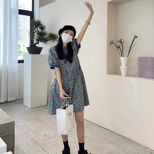 2025年发式温柔风改良版旗袍连衣裙设计感复古碎花裙洋气减龄