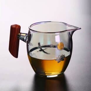 高鹏硅加厚玻璃公道杯耐热玻璃杯公杯匀杯分茶器茶海功夫茶具配件