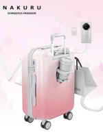 Градиент розовый | Модель двухслойная взрывозащищенная + USB + подстаканник