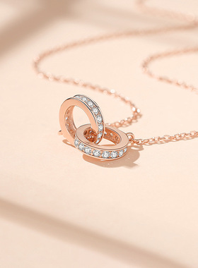 网红项链925银网红爆款十字链女