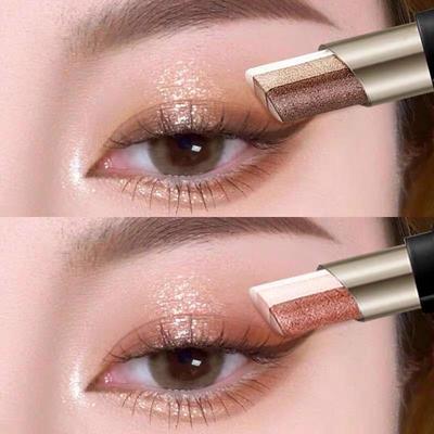 懒人三色眼影棒防水持久不脱色