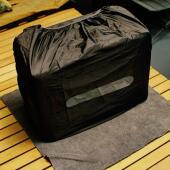 防雨罩头盔背包边包行李防水罩20L可重复使用带反光条耐磨防雨罩