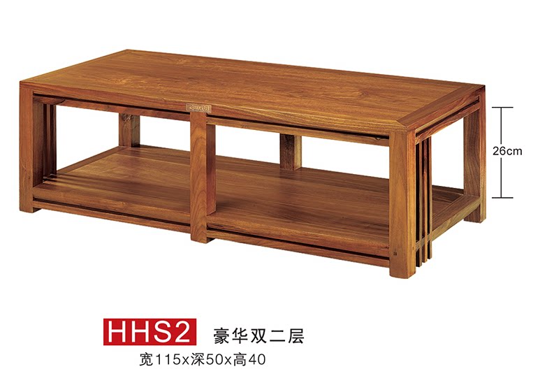 爵士机架 豪华双2层 hhs2 豪华双二 机柜 二层实木器材架 电视柜