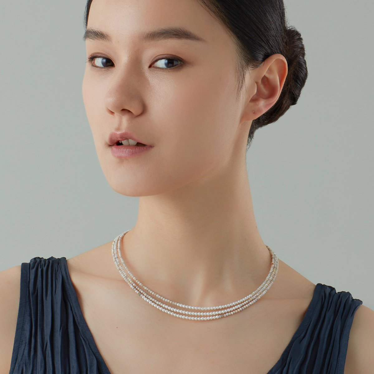 朗睦宝宝珍珠项链澳宝珠串女