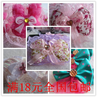 饰手工辅料 满 小兔子带蕾丝 DIY装 辅料 包邮 带蕾丝蝴蝶结服装