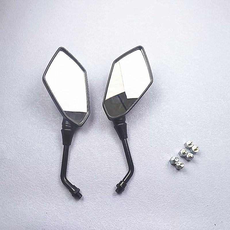 跨骑车电动车摩托车改装鬼火后视镜福喜巧格电瓶车倒车镜反光镜子