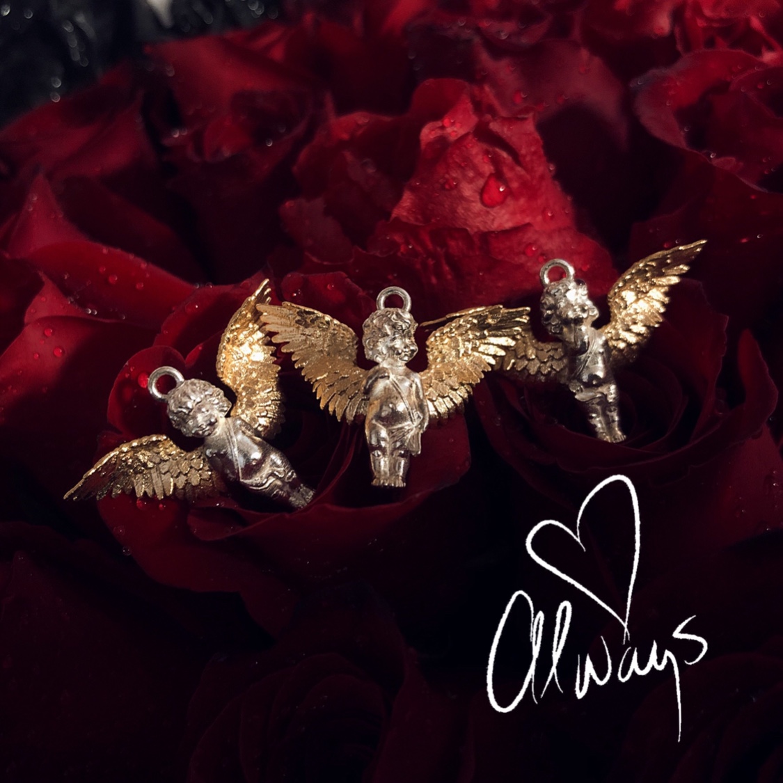 正确版gods authentication认证全系列祈祷天使吊坠