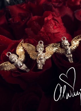 God's认证正确版祈祷天使吊坠