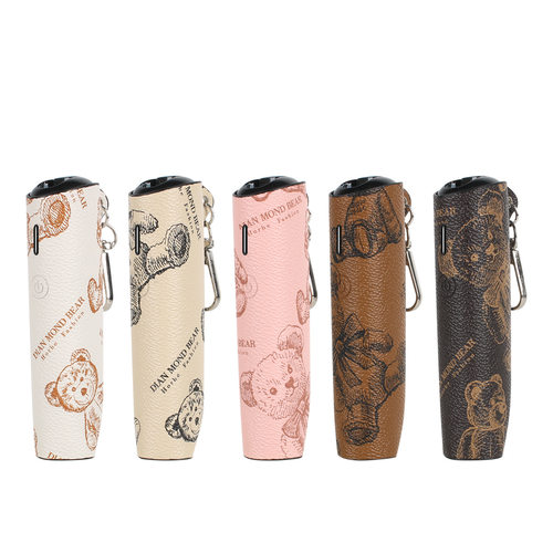 Ploom Aura一体机保护皮套 保护壳 带挂链 pu皮材质 萌熊款