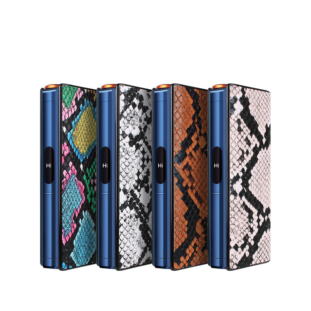 日版GLO HILO plus烟具保护壳 蛇纹豹纹防摔保护套 pu皮材质