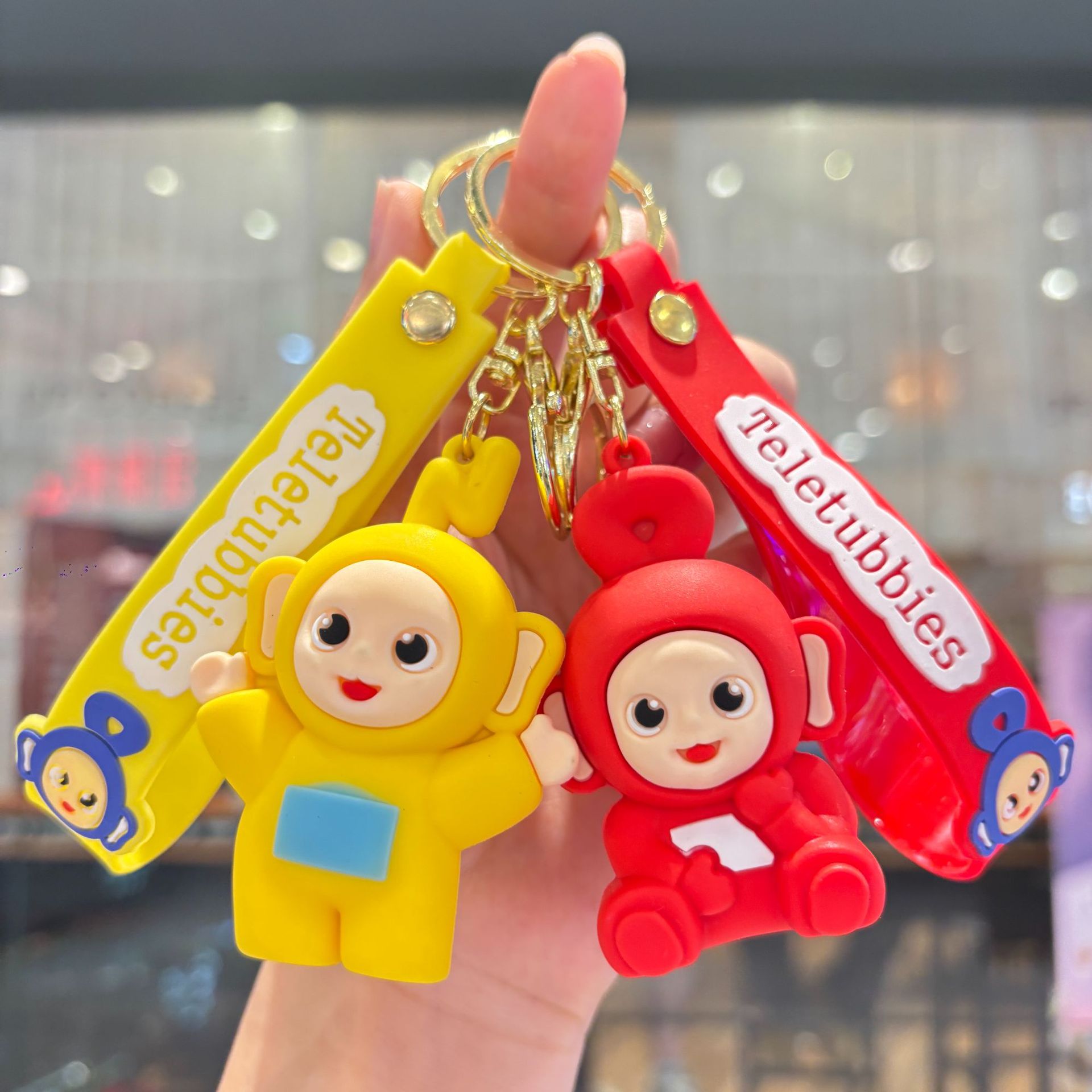 卡通萌宠天线宝宝公仔钥匙扣