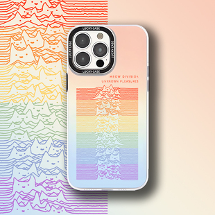艺术华为pura80 Division可爱猫猫摇滚乐队imd镭射手机壳适用于iPhoneAir苹果17Pro16创意个性 萌猫 Joy