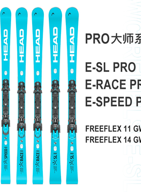 24-25 HEAD海德ESL PRO/E RACE PRO+FF 14双板滑雪板小回转大师板
