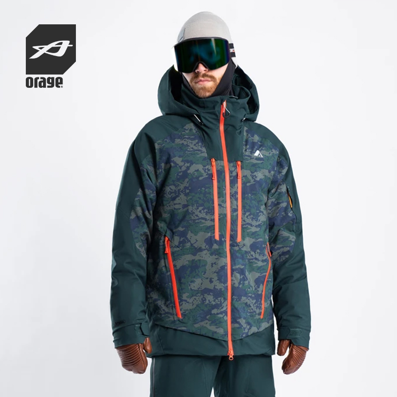 滑雪服男款双板防水透气厚款