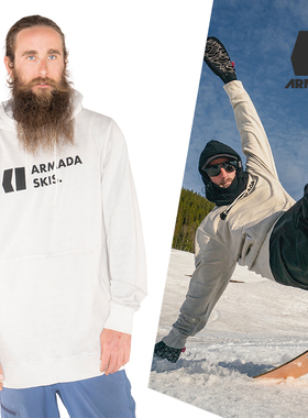 新品ARMADA滑雪日常卫衣连帽外套男士套头帽衫潮MULTIPLY HOODIE