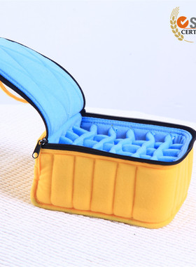 精油收纳包多特瑞适用15ml30毫升30格4英寸10厘米高口红指甲油包