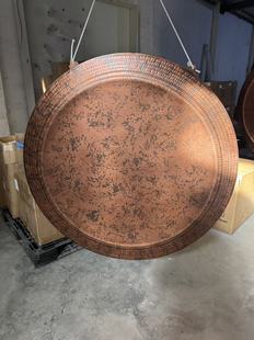 1.4米铜锣瑜伽音疗浴铜锣摆件尼泊尔手工大镲摆件擦锣道具铜锣