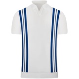 2025夏季新款针织男士短袖polo衫修身条纹冰丝T恤A431-PL67-P60，男装T恤，星座401B（原A431）