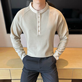 2025秋装新款男士圆领卫衣套头长袖T恤401B-WY61-P65，男装T恤，星座401B（原A431）