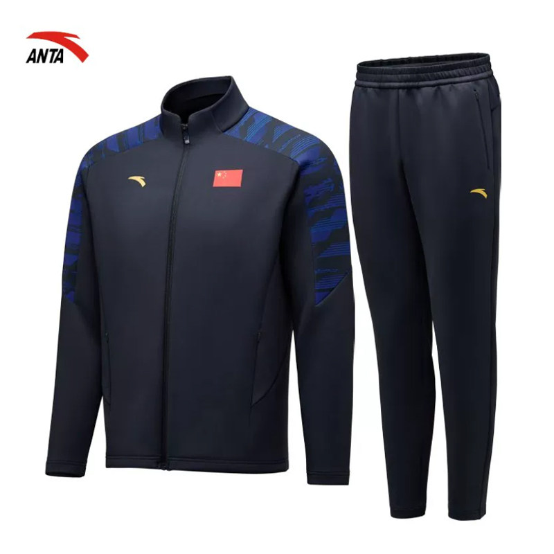 安踏运动服套装赞助国家队男针织外套夹克体操出场服452440114