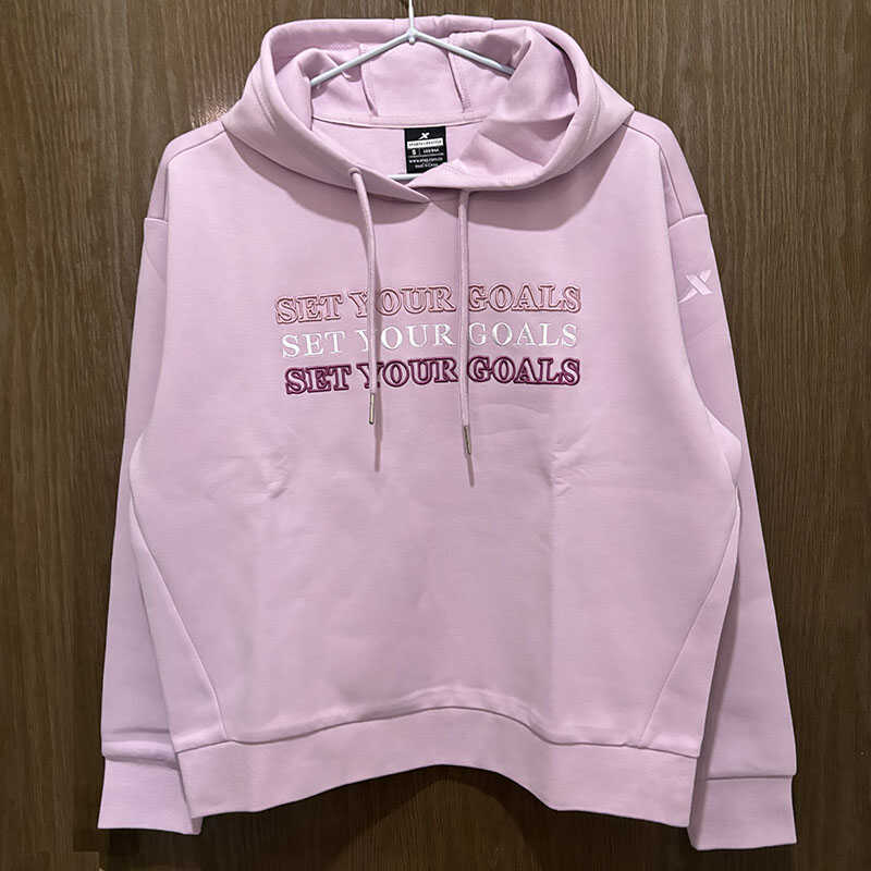 宽松刺绣套头衫连帽春秋卫衣特步