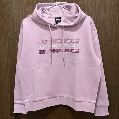 宽松刺绣套头衫连帽春秋卫衣特步