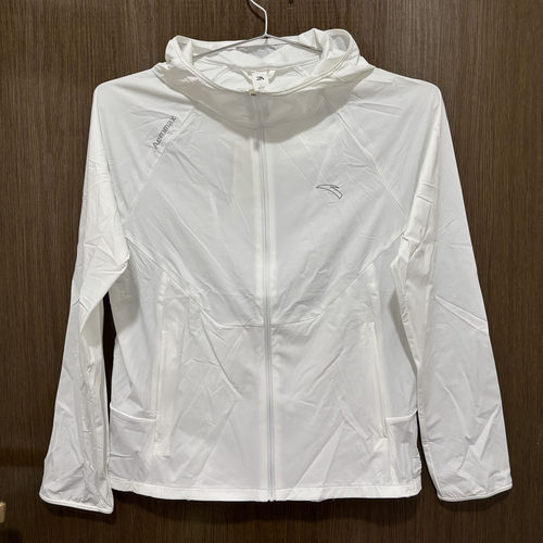 安踏正品防晒连帽冰丝训练女上衣