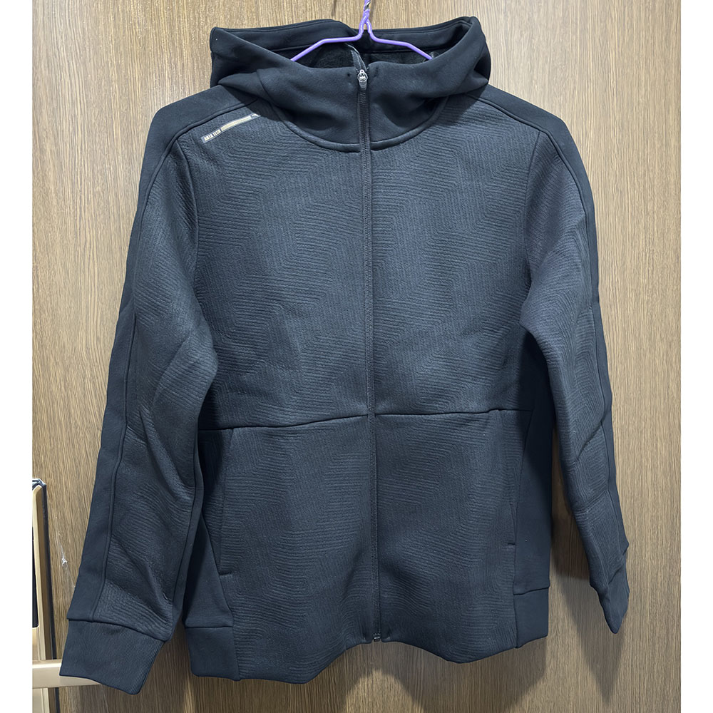 安踏正品连帽保暧外套男针织上衣