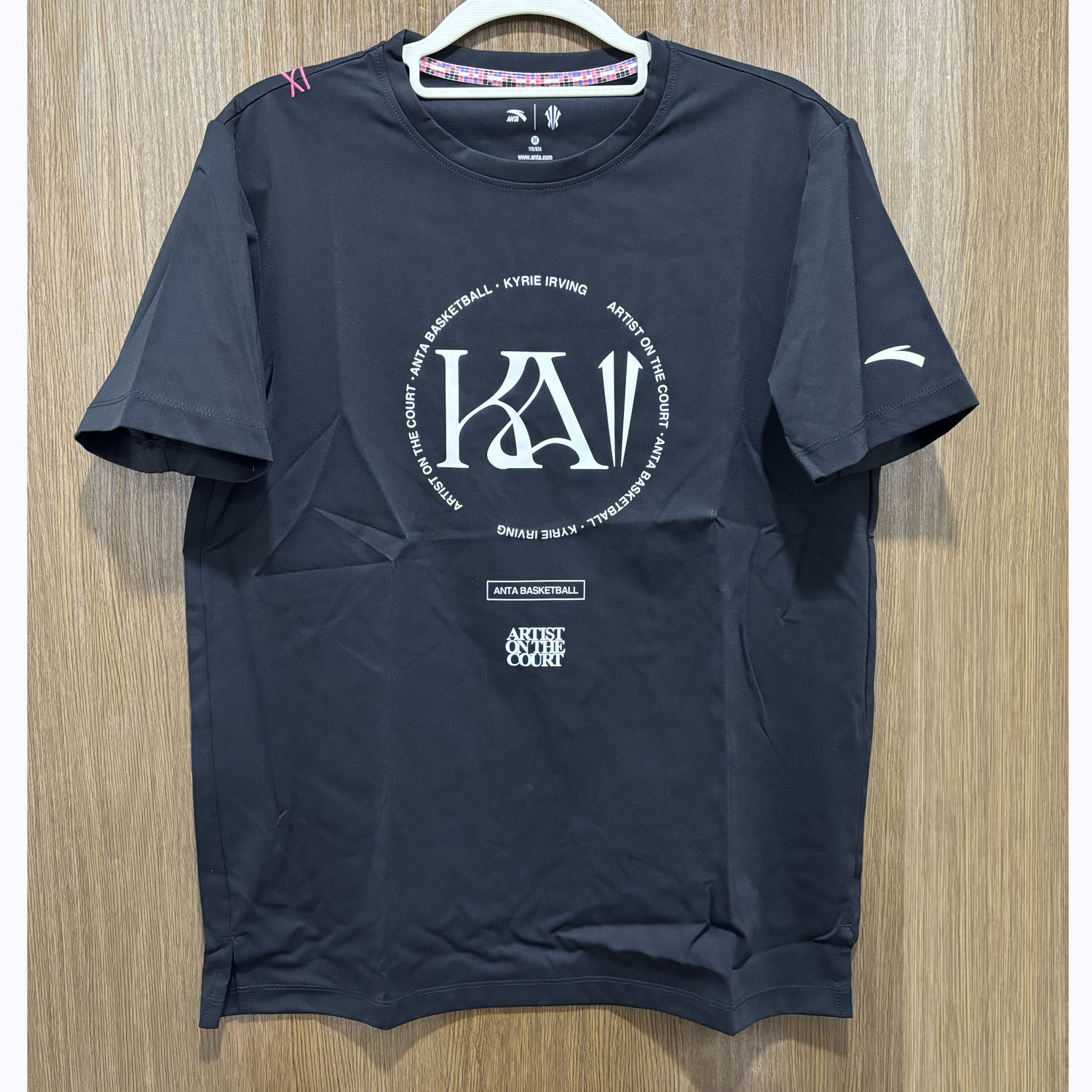 安踏正品夏季针织透气圆领篮球休闲短袖青年男运动T恤衫172431111