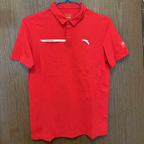 吸湿夏季青年透气运动上衣安踏