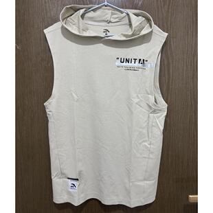 152337127 训练男运动上衣针织衫 安踏正品 夏休闲连帽针织背心无袖