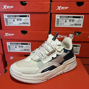 978318310047 女运动鞋 特步正品 春秋休闲青年学院街头网面透气时尚