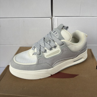 112428041 网面青年滑板男百搭运动板鞋 安踏正品 骜杰2夏休闲经典