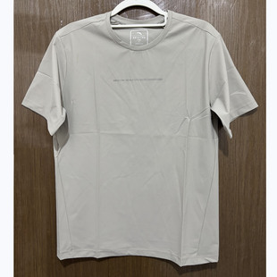 安踏正品夏季圆领透气训练健身跑步舒适男短袖T恤针织衫152437116