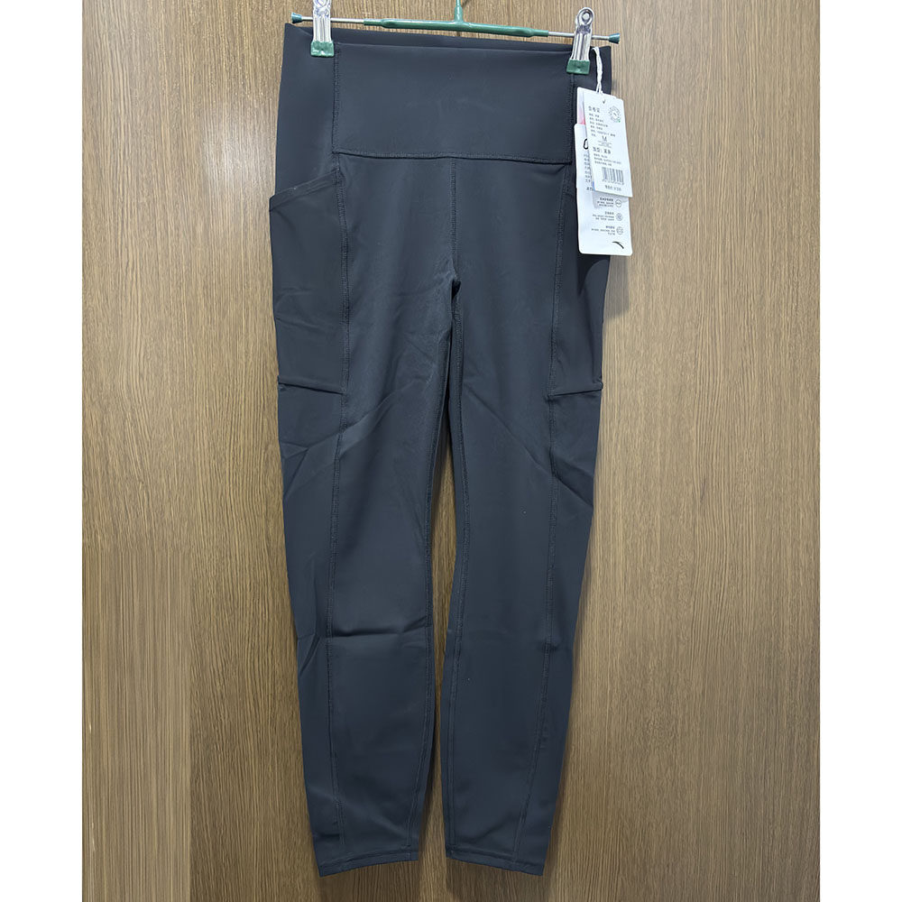 安踏正品关晓彤女夏紧身九分裤健身训练舞蹈修身瑜伽裤162357311