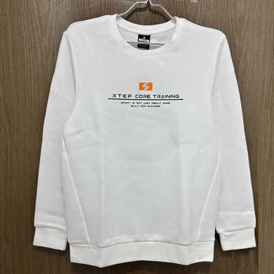 潮流休闲宽松运动卫衣特步青年