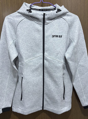 安踏正品秋连帽蓝球青年训练外套