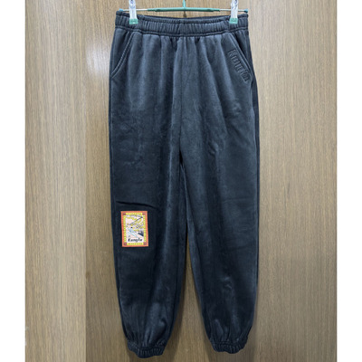 特步儿童加绒保暧男童运动长裤