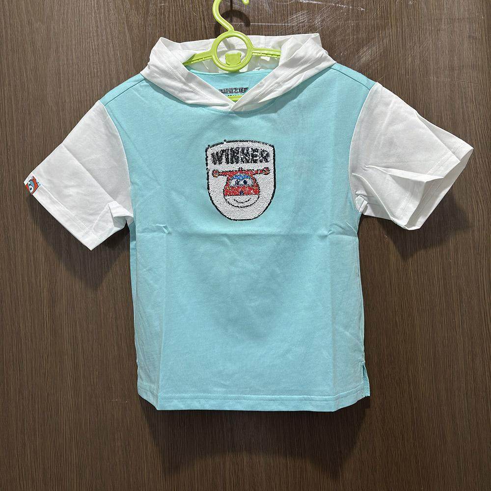 特步儿童正品夏季休闲连帽针织透气短袖男童运动T恤677225013213,童装/婴儿装/亲子装,T恤,淘宝优惠券,粉丝福利购,淘宝优惠卷